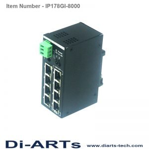 8 port unmanager ethernet switch IP178GI-8000
