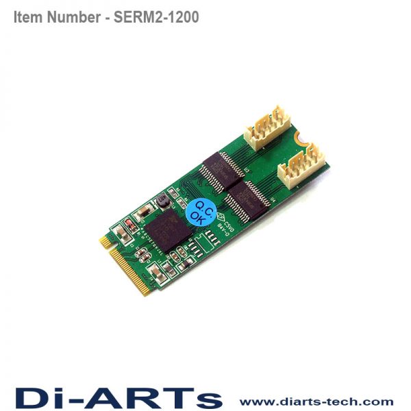serial RS232 2 port M2 card