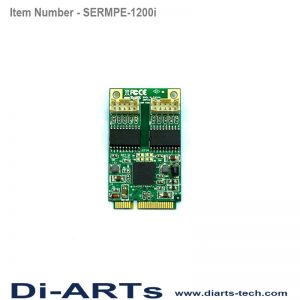 mini pcie rs232 com port serial card 2.5kv isoaltion