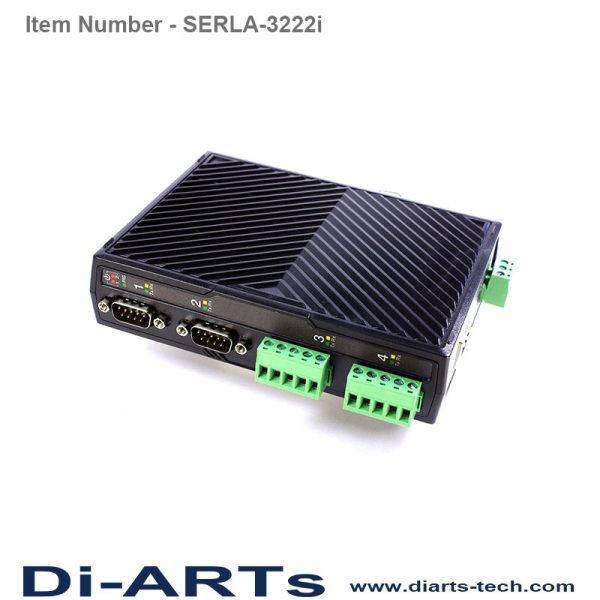 rs232 RS485 RS422 device server over IP isolation SERLA-3222i
