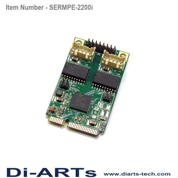 mini pcie rs485 rs422 2 port com port serial card isolation