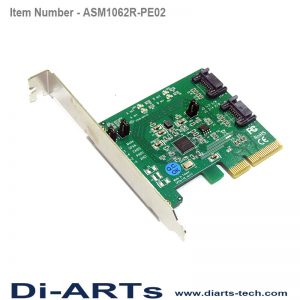 SATA III 2 port hardware raid 0 1 PCIe card