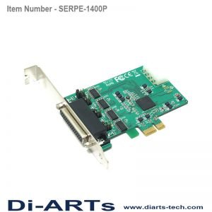 pcie 4 port rs232 com port serial card