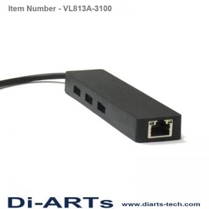 USB-A to 3 port USB HUB 1 port GigaLAN VL813A-3100