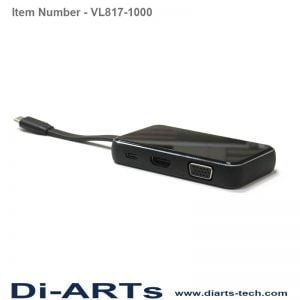 USB 3.0 Docking Station HUB HDMI VGA GigaLAN USB PD VL817-1000