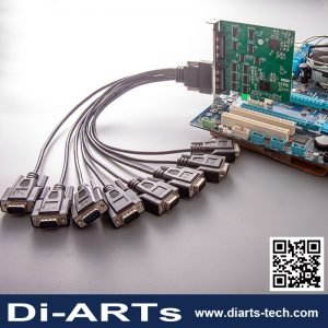 16 port RS-232 PCI Express Card