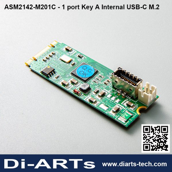 1 port Internal USB-C Key A M.2 Card