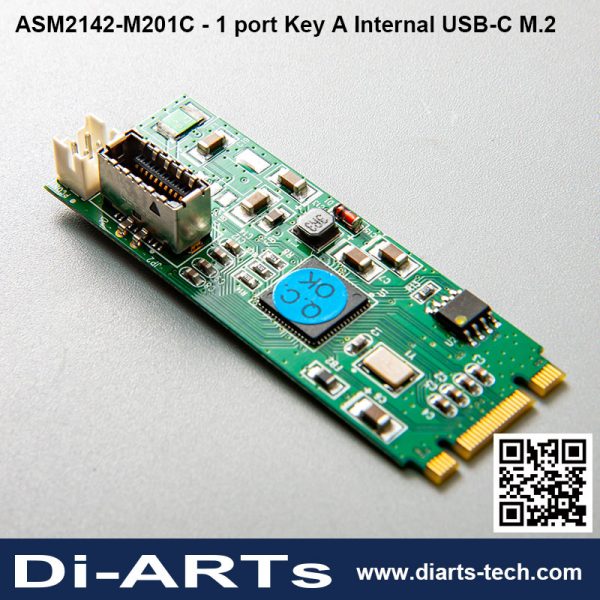 1 port Internal USB-C Key A M.2 Card
