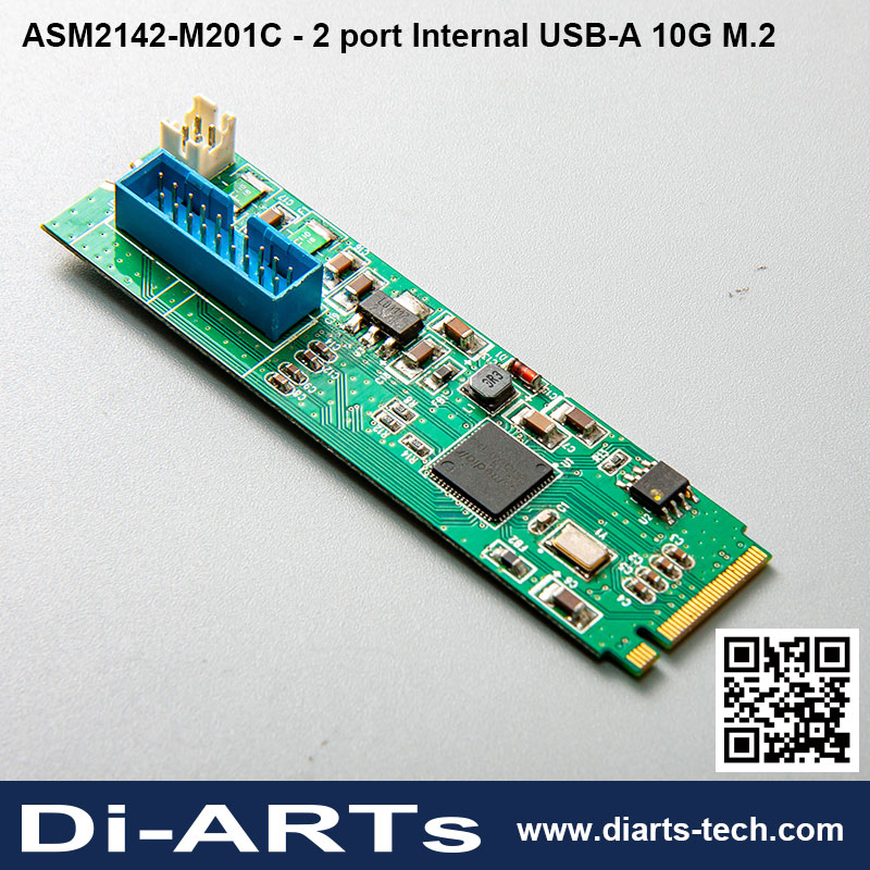 Shentek 1 Port Internal USB-C 3.1 M.2 Card 