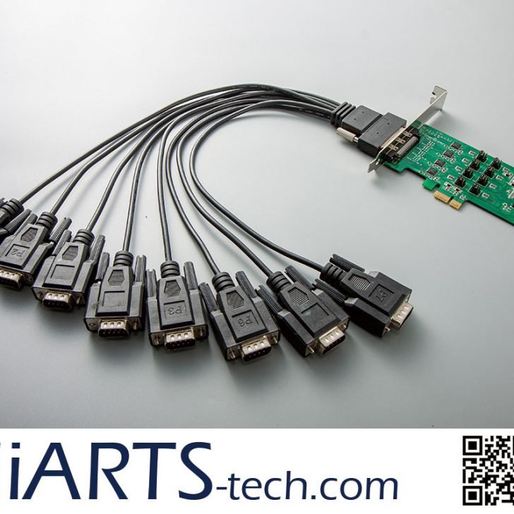 Serial-Com-port-Card-8-port-3-in-1-PCIe-RS232-RS422-RS485 3 in 1 8 port RS232 RS422 RS485 PCIe card