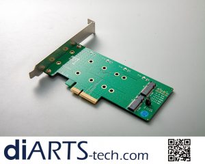 SATA SSD B Key M.2 PCIe Card RAID 0 1